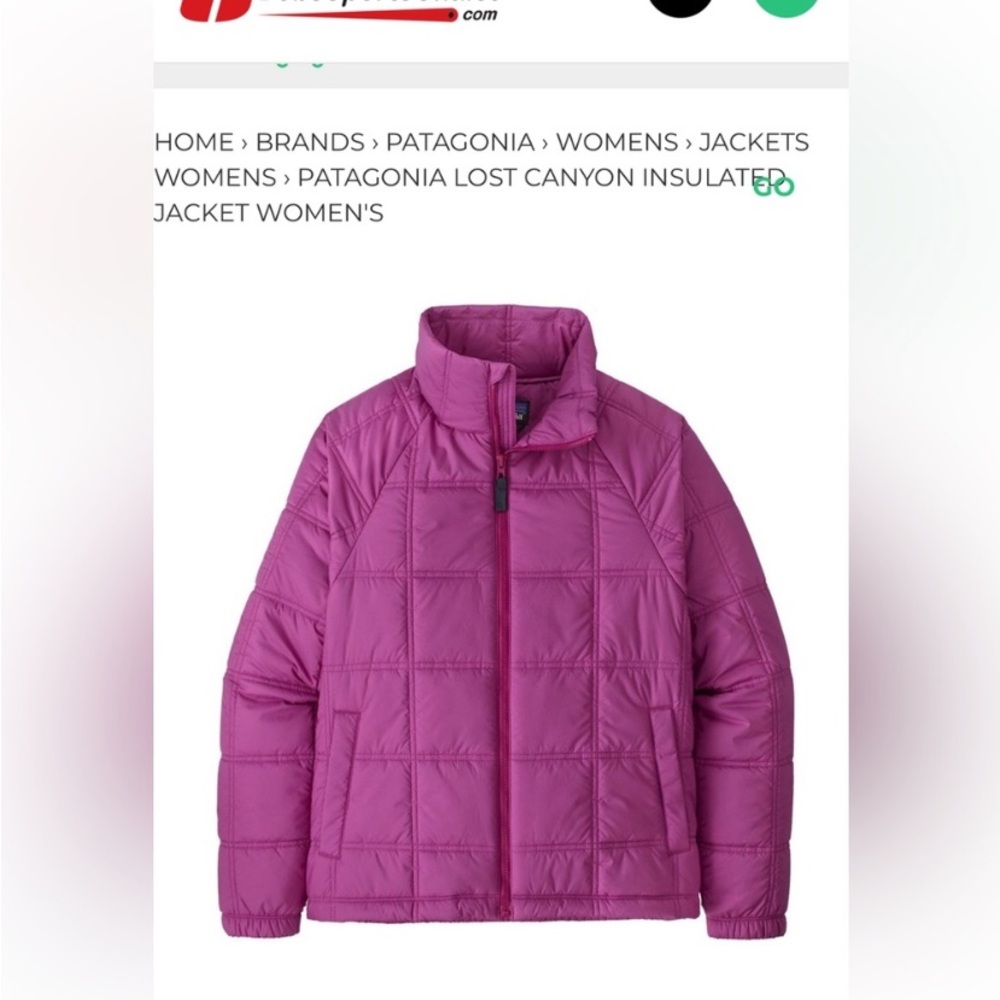 NWOT Patagonia lost canyon jacket pink XS and XL - Picture 2 of 5
